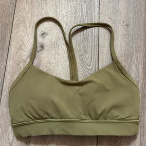 Lululemon Athletica Khaki Sports Bra